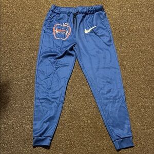 Nike Kids Royal Blue Sweatpants with Logo